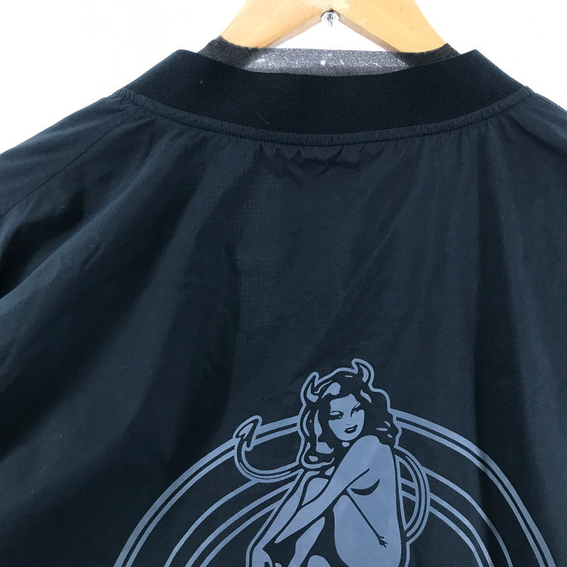 【中古品】【メンズ】 HYSTERIC GLAMOUR ヒステッリクグラマー 02241AB05 DEVIL WOMAN デビルウーマン カーディガン 140-260501-ky-05-fuzh サイズ：M カラー：ブラック 万代Net店