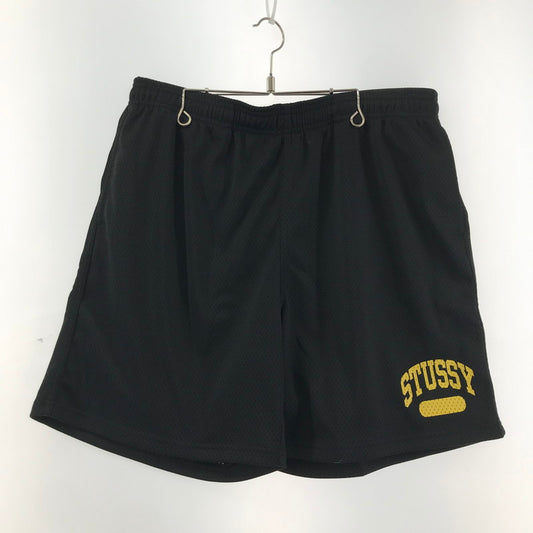 【中古品】【メンズ】 STUSSY ステューシー 112291 ARCH MESH SHORT メッシュ ハーフパンツ 153-260501-ky-02-fuzh サイズ：L カラー：ブラック 万代Net店