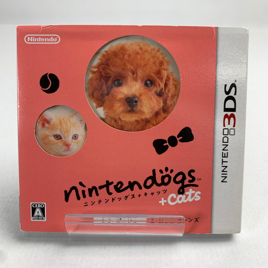 【中古品】 Nintendo 3DS nintendogs + cats トイ・プードル & Newフレンズ レトロゲーム 動作確認済 ※外箱破れ [CERO区分_A / 全年齢対象商品] 030-260718-io-60-fuzh 万代Net店