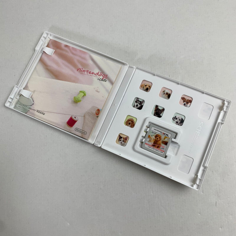 【中古品】 Nintendo 3DS nintendogs + cats トイ・プードル & Newフレンズ レトロゲーム 動作確認済 ※外箱破れ [CERO区分_A / 全年齢対象商品] 030-260718-io-60-fuzh 万代Net店