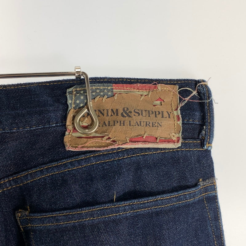 【中古品】【メンズ】 DENIM＆SUPPLY RALPH LAUREN デニム＆サプライ ラルフローレン デニムパンツ ジーンズ ブランド 古着 156-260506-gm-35-fuz サイズ：34×32 カラー：インディゴ 万代Net店