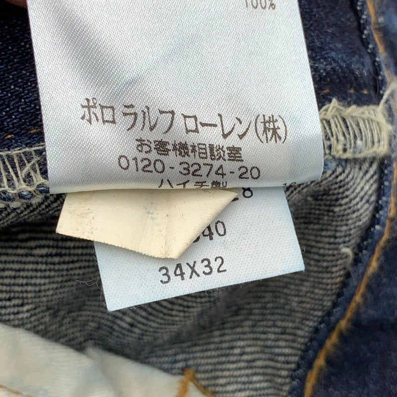 【中古品】【メンズ】 DENIM＆SUPPLY RALPH LAUREN デニム＆サプライ ラルフローレン デニムパンツ ジーンズ ブランド 古着 156-260506-gm-35-fuz サイズ：34×32 カラー：インディゴ 万代Net店
