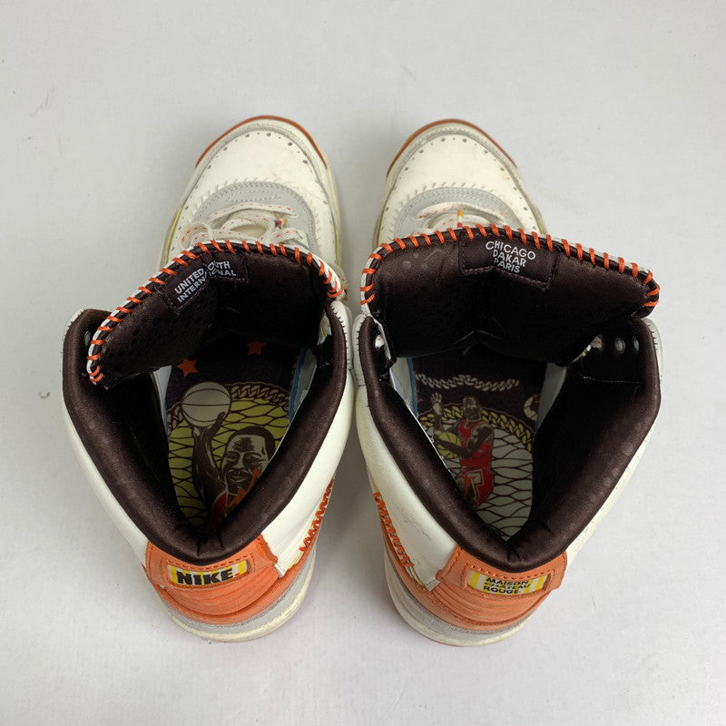 【中古品】【メンズ】 NIKE メゾンシャトールージュ×エアジョーダン2 MAISON CHATEAU ROUGE×AIR JORDAN 2 HIGH "UNITED YOUTH NATIONAL" スニーカー 靴 29.5cm 160-260507-io-01-fuz 万代Net店