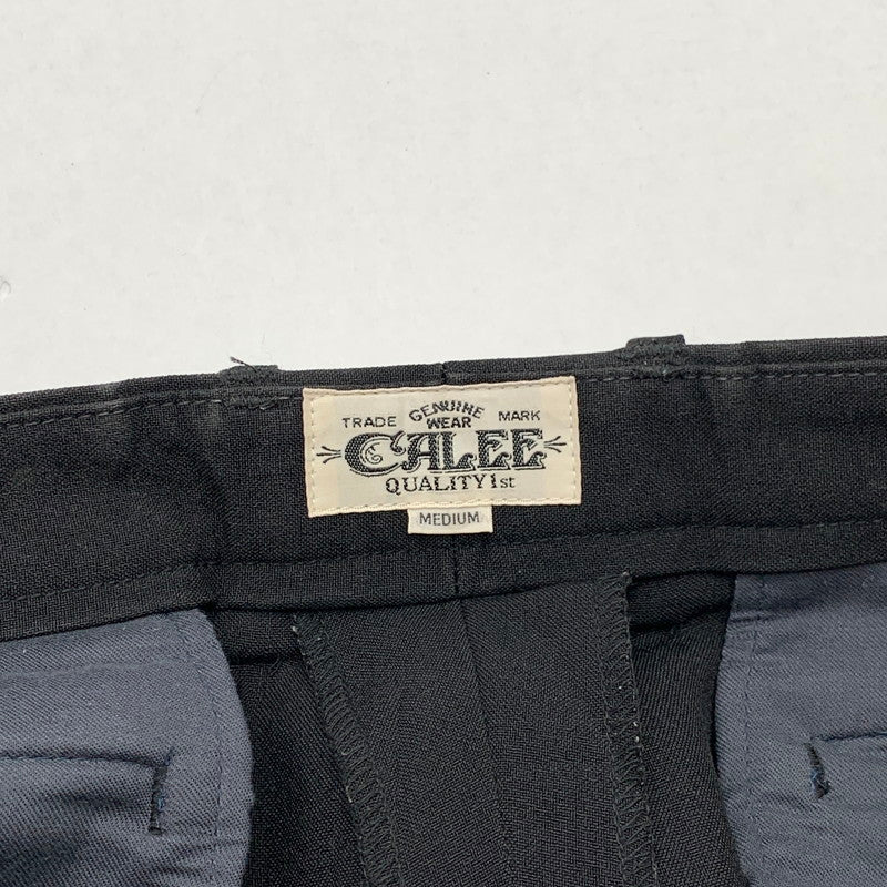 【中古品】【メンズ】 CALEE スラックスパンツ キャリー ボトムス ブランド 古着 151-260524-gm-08-fuz サイズ：M カラー：ブラック 万代Net店