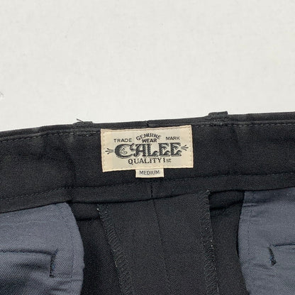 【中古品】【メンズ】 CALEE スラックスパンツ キャリー ボトムス ブランド 古着 151-260524-gm-08-fuz サイズ：M カラー：ブラック 万代Net店
