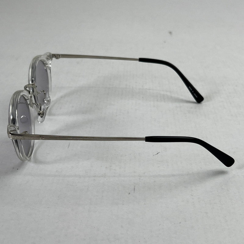 【中古品】【メンズ】 CALEE キャリー CL-25SS002G C M COMBI TYPE GLASSES クリア/ケース付属 サングラス ※歪みあり 203-260917-io-41-fuzh 万代Net店