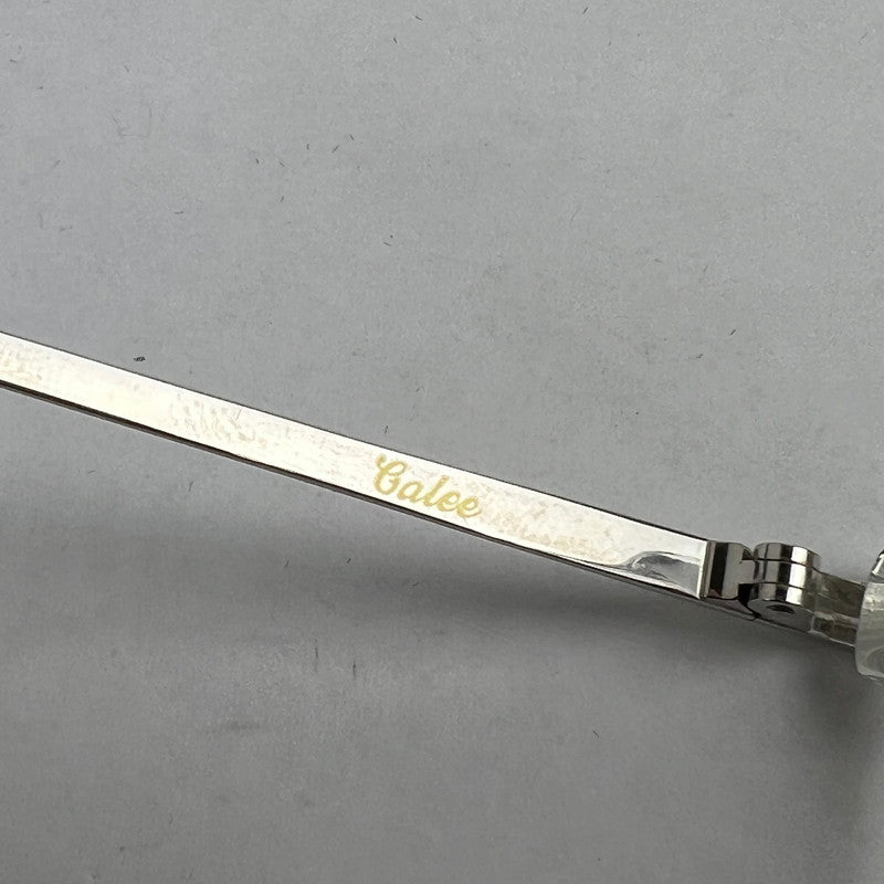 【中古品】【メンズ】 CALEE キャリー CL-25SS002G C M COMBI TYPE GLASSES クリア/ケース付属 サングラス ※歪みあり 203-260917-io-41-fuzh 万代Net店