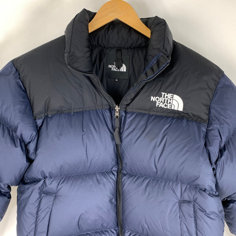【中古品】【メンズ】 THE NORTH FACE ノースフェイス ND92555 NUPTSE JACKET ヌプシジャケット NAVY.BLACK SIZE:L 144-260803-io-06-fuzh カラー：ネイビーブラック 万代Net店