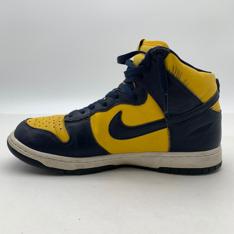 【中古品】【メンズ】 NIKE ナイキ CZ8149-700 DUNK HIGH "MICHIGAN" ダンク ハイ ミシガン スニーカー シューズ 靴 160-260506-gm-15-fuz サイズ：28.5cm カラー：イエロー 万代Net店