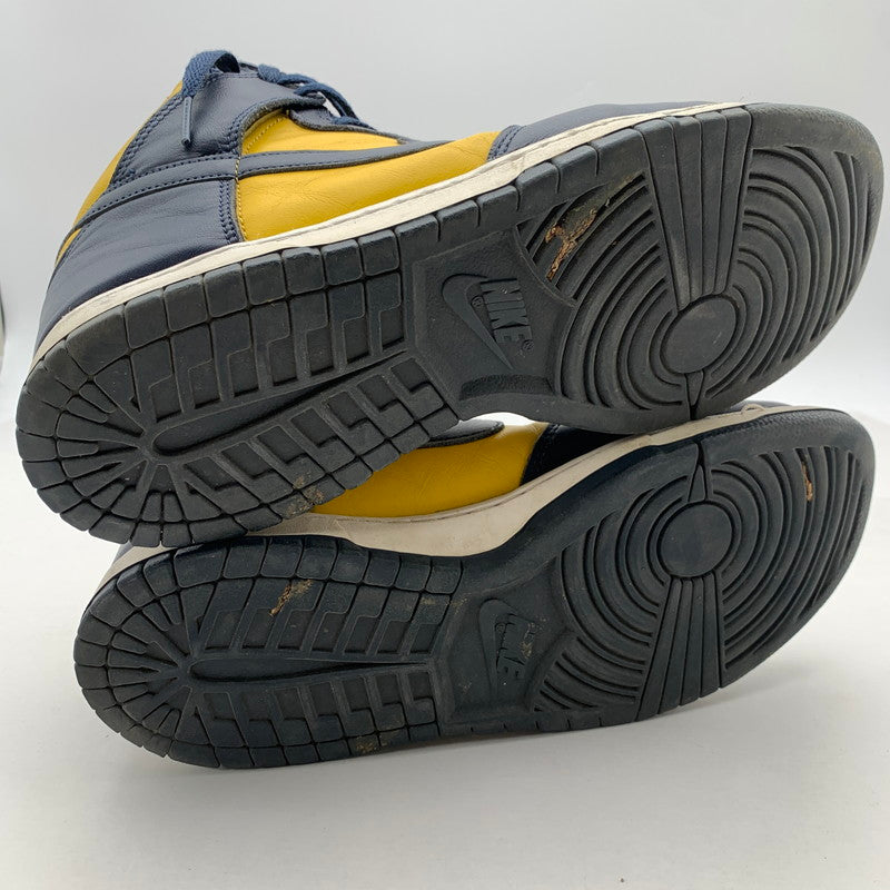 【中古品】【メンズ】 NIKE ナイキ CZ8149-700 DUNK HIGH "MICHIGAN" ダンク ハイ ミシガン スニーカー シューズ 靴 160-260506-gm-15-fuz サイズ：28.5cm カラー：イエロー 万代Net店