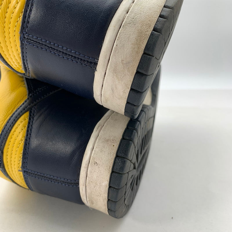 【中古品】【メンズ】 NIKE ナイキ CZ8149-700 DUNK HIGH "MICHIGAN" ダンク ハイ ミシガン スニーカー シューズ 靴 160-260506-gm-15-fuz サイズ：28.5cm カラー：イエロー 万代Net店