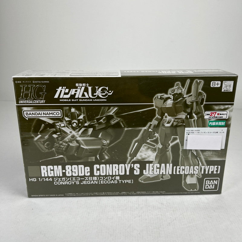【中古美品】 内装未開封 HGUC 1/144 ジェガン(エコーズ仕様) コンロイ機 ガンプラ プラモデル プラモ 058-260814-io-57-fuzh 万代Net店