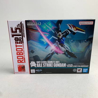 【中古美品】 未開封 ROBOT魂 ＜SIDE MS＞ GAT-X105+AQM E-X01 エールストライクガンダム ver. A.N.I.M.E. ～ROBOT魂15th ANNIVERSARY～ 056-260702-ky-11-fuzh 万代Net店
