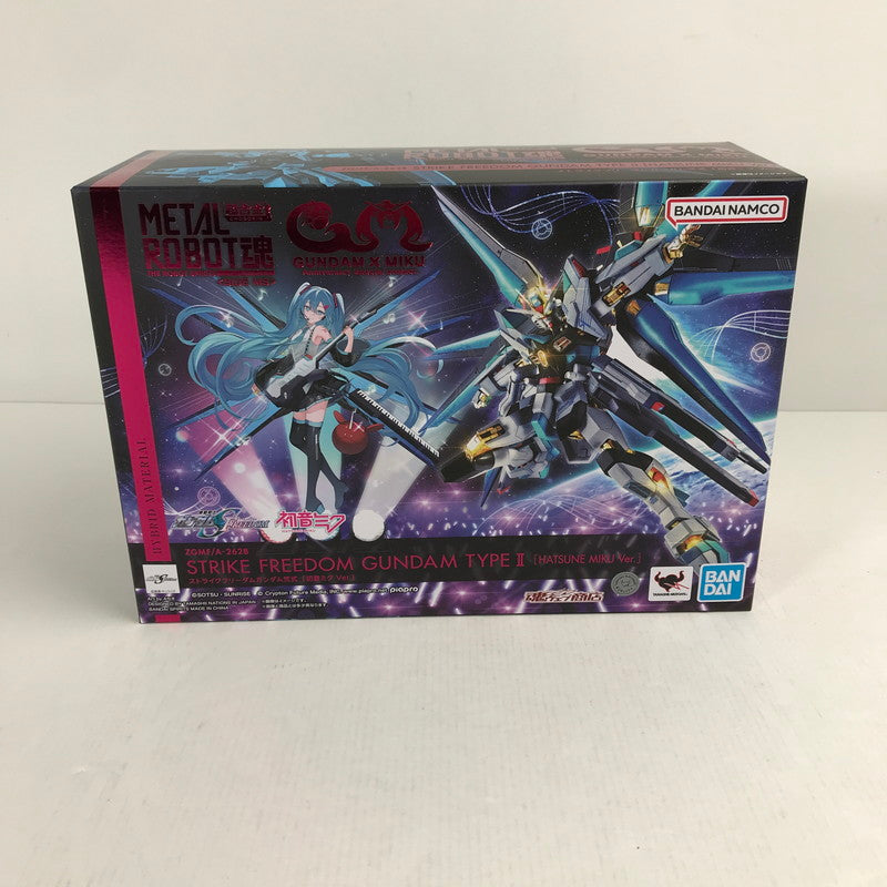 【中古美品】 未開封 METAL ROBOT魂 ストライクフリーダムガンダム弐式［初音ミク Ver.］ 056-260528-ky-05-fuzh 万代Net店