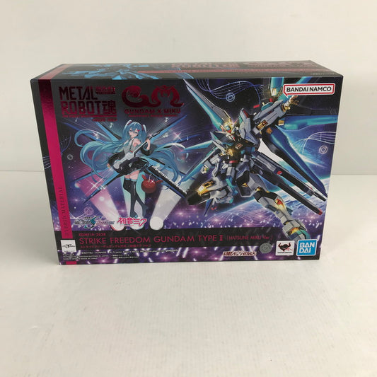 【中古美品】 未開封 METAL ROBOT魂 ストライクフリーダムガンダム弐式［初音ミク Ver.］ 056-260528-ky-05-fuzh 万代Net店