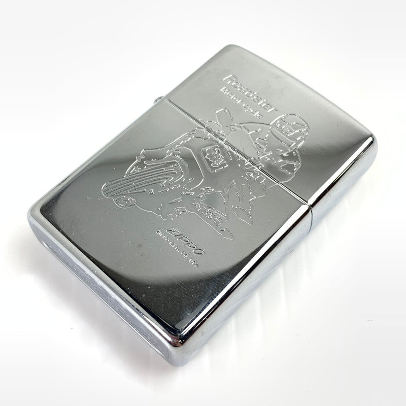 【中古品】【メンズ】 ZIPPO ジッポ ROADSTER MOTOR CYCLE 喫煙具 ライター 本体のみ ※使用感あり 206-261013-io-32-fuzh カラー：シルバー 万代Net店