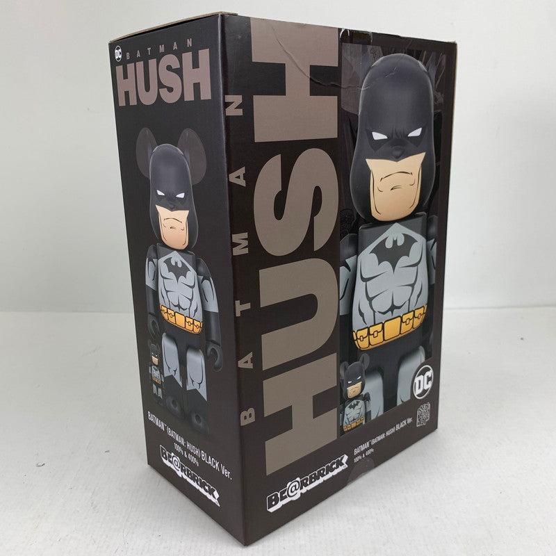 【中古品】 完備品 BE@RBRICK ベアブリック バットマン BLACK Ver. 100% & 400% キズ汚れあり　箱傷みあり 055-260514-io-06-fuzh 万代Net店