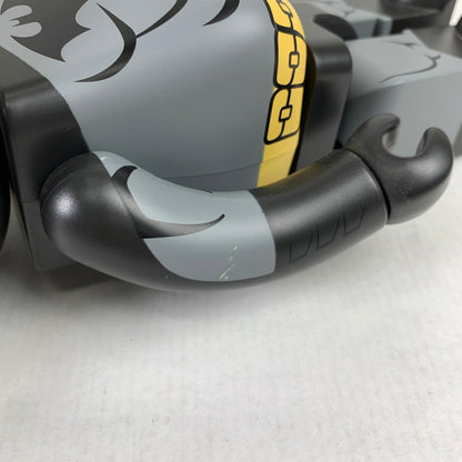 【中古品】 完備品 BE@RBRICK ベアブリック バットマン BLACK Ver. 100% & 400% キズ汚れあり　箱傷みあり 055-260514-io-06-fuzh 万代Net店