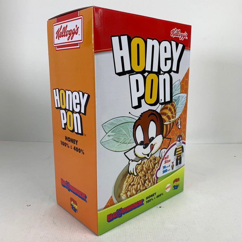 【中古品】 現状渡し BE@RBRICK HONEY ベアブリック ハニー 100％ & 400％ 100%欠品・ブリスター欠品 箱日焼け傷みあり キズ汚れあり 038-260514-io-01-fuzh 万代Net店