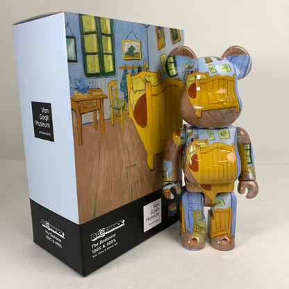 【中古品】 現状渡し BE@RBRICK ベアブリック Van Gogh Museum The Bedroom ファンゴッホの寝室 100％＆400％ 100%欠品・ブリスター欠品 箱日焼けあり 038-260514-io-08-fuzh 万代Net店
