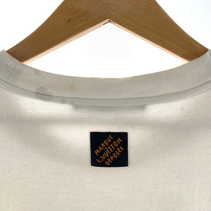 【中古品】【メンズ】 LOUIS VUITTON ルイ・ヴィトン RM251M NPG HSY83W 25SS GRAPHIC COTTON T-SHIRT 半袖Tシャツ カットソー ブランド 古着 141-260505-mh-04-fuz サイズ：L カラー：ホワイト 万代Net店