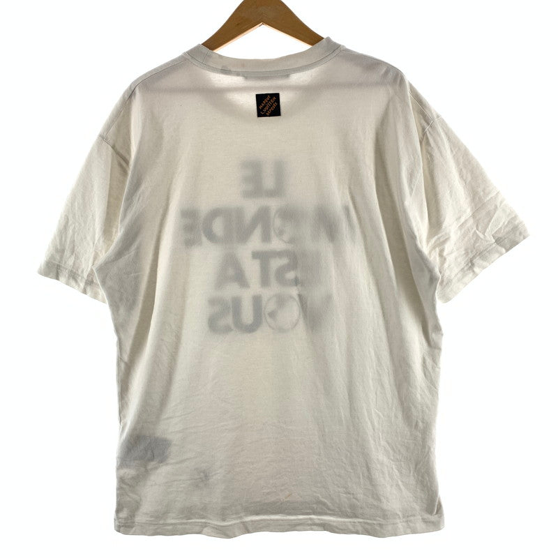 【中古品】【メンズ】 LOUIS VUITTON ルイ・ヴィトン RM251M NPG HSY83W 25SS GRAPHIC COTTON T-SHIRT 半袖Tシャツ カットソー ブランド 古着 141-260505-mh-04-fuz サイズ：L カラー：ホワイト 万代Net店