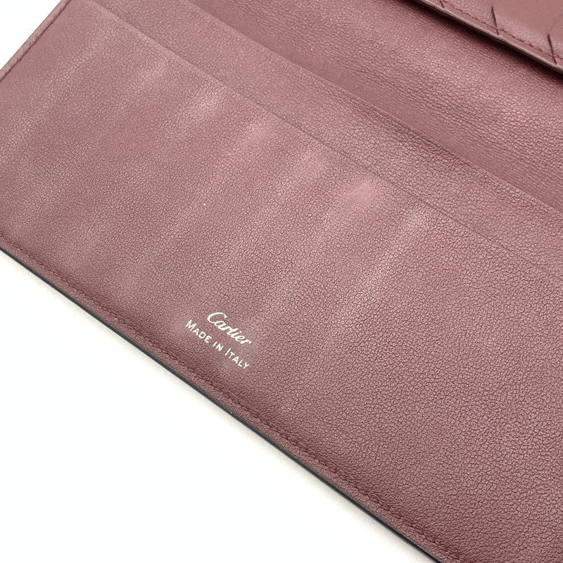 【中古品】【メンズ】 Cartier カルティエ CRL3001361 マスト ドゥ カルティエ インターナショナル ウォレット 長財布 札入れ ブランド ウォレット 181-260505-gm-37-fuz カラー：ブラック 万代Net店