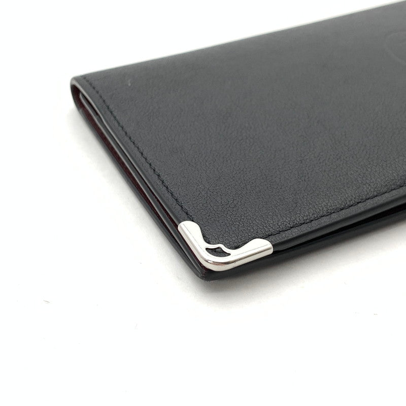【中古品】【メンズ】 Cartier カルティエ CRL3001361 マスト ドゥ カルティエ インターナショナル ウォレット 長財布 札入れ ブランド ウォレット 181-260505-gm-37-fuz カラー：ブラック 万代Net店