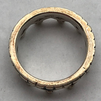 【中古品】【レディース】 シルバーリング SILVER 925 7号 クラウン アクセサリー 指輪 リング アクセ ※使用感あり 193-260804-IO-06-fuzh 万代Net店