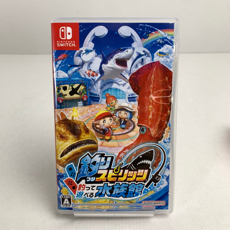【中古美品】 Nintendo Switch ニンテンドー スイッチ ソフト 専用サオコン 釣りスピリッツ 釣って遊べる水族館 260515-mh-06-fuz 万代Net店
