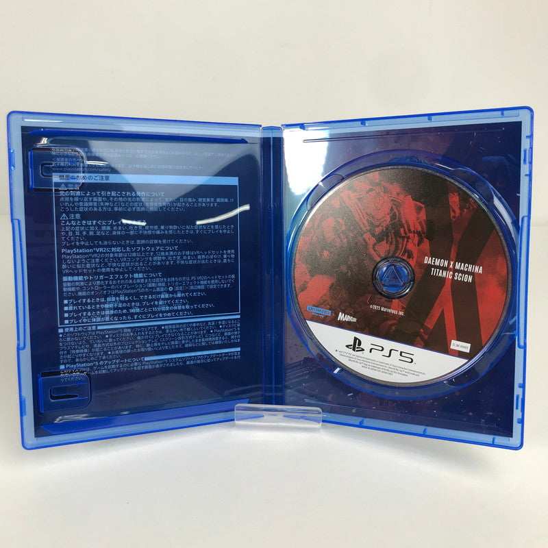 【中古美品】 PlayStation5 PS5 プレーステーション5 プレステ5 ソフト DAEMON X MACHINA TITANIC SCION [CERO区分_C/ 15歳以上対象] 026-260513-mh-17-fuz 万代Net店