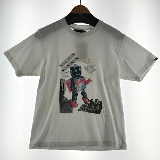 【中古品】【メンズ】 NEIGHBORHOOD×FRAGMENT DESIGN ネイバーフット×フラグメントデザイン WAR ROBOT TEE 142-260511-ny-07-fuz サイズ：不明 カラー：ホワイト 万代Net店