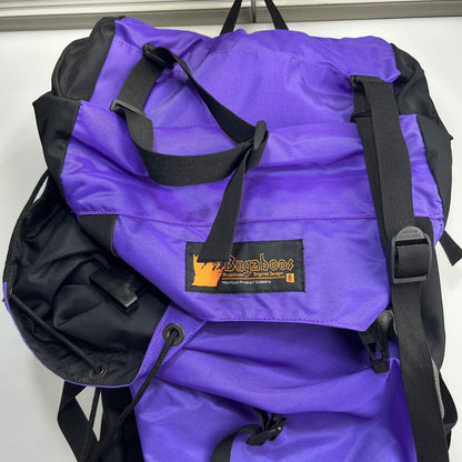 【中古品】【メンズ/レディース】 BUGABOOS ブガブス バックパック カバン 188-261020-ny-05-fuzh カラー：パープル ブラック 万代Net店
