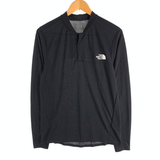 【中古品】【メンズ】 THE NORTH FACE ザ・ノースフェイス 長袖Tシャツ カットソー ブランド 古着 144-260530-gm-39-fuz サイズ：S カラー：ブラック 万代Net店