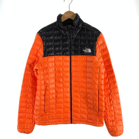 【中古品】【メンズ】 THE NORTH FACE ザ・ノースフェイス THERMOBALL ECO JACKET 中綿ジャケット アウター ブルゾン ブランド 古着 144-260505-gm-30-fuz サイズ：S カラー：オレンジ ブラック 万代Net店