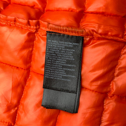 【中古品】【メンズ】 THE NORTH FACE ザ・ノースフェイス THERMOBALL ECO JACKET 中綿ジャケット アウター ブルゾン ブランド 古着 144-260505-gm-30-fuz サイズ：S カラー：オレンジ ブラック 万代Net店