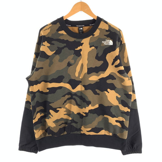 【中古品】【メンズ】 THE NORTH FACE ザ・ノースフェイス NF0A3XBL GRAPHIC COLLECTION LONG SLEEVE CREW スウェット 裏起毛 ブランド 古着 144-260505-gm-26-fuz サイズ：S カラー：カモフラ 万代Net店