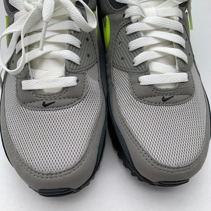【中古品】【メンズ】 NIKE ナイキ IQ0289-010 AIR MAX 90 NEON YELLLOW エアマックス 90 スニーカー シューズ 靴 160-260506-gm-08-fuz サイズ：27cm カラー：グレー イエロー 万代Net店