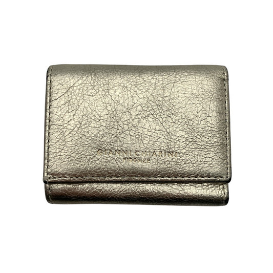 【中古品】【レディース】 GIANNI CHIARINI ジャンニキャリーニ 3つ折り財布 ブランド ウォレット 200-260505-gm-33-fuz カラー：シャンパンゴールド 万代Net店
