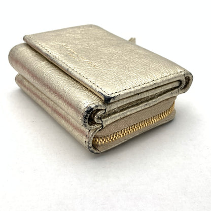 【中古品】【レディース】 GIANNI CHIARINI ジャンニキャリーニ 3つ折り財布 ブランド ウォレット 200-260505-gm-33-fuz カラー：シャンパンゴールド 万代Net店