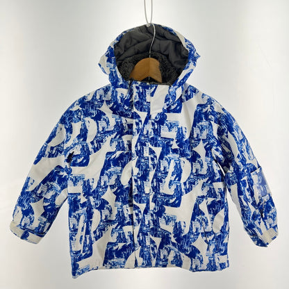 【中古品】【キッズ】 JOY RIDE ジョイライド キッズ用 スキースノーボードウェア ウェア アウター 上着 ※汚れあり 127-261022-io-04-fuz サイズ：110 カラー：ブルーホワイト 万代Net店