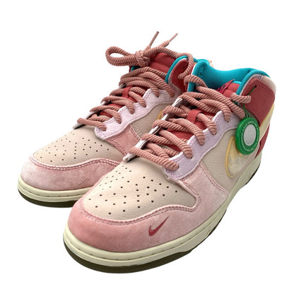 【中古美品】【メンズ】 Social Status × Nike ソーシャルステータス×ナイキ DJ1173-600 DUNK MID "Strawberry Milk" ダンク スニーカー シューズ 靴 160-260506-gm-04-fuz サイズ：28.5cm カラー：ピンク 万代Net店