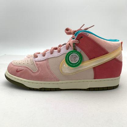 【中古美品】【メンズ】 Social Status × Nike ソーシャルステータス×ナイキ DJ1173-600 DUNK MID "Strawberry Milk" ダンク スニーカー シューズ 靴 160-260506-gm-04-fuz サイズ：28.5cm カラー：ピンク 万代Net店