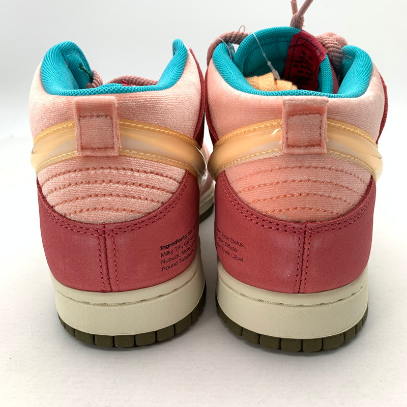 【中古美品】【メンズ】 Social Status × Nike ソーシャルステータス×ナイキ DJ1173-600 DUNK MID "Strawberry Milk" ダンク スニーカー シューズ 靴 160-260506-gm-04-fuz サイズ：28.5cm カラー：ピンク 万代Net店