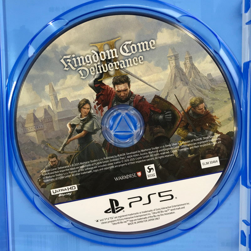 【中古美品】 PlayStation5 PS5 プレーステーション5 プレステ5 ソフト キングダムカム・デリバランス ll [CERO区分_Z / 18歳以上対象] 026-260513-mh-01-fuz 万代Net店