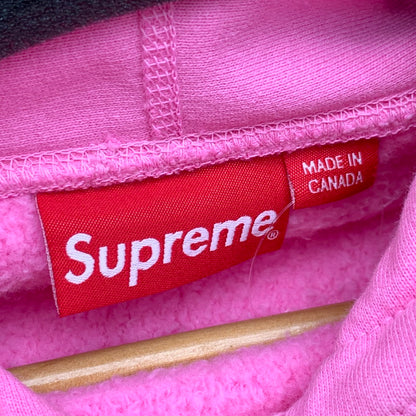 【中古品】【メンズ】 BOX LOGO HOODED SWEATSHIRT ボックスロゴ パーカー フーディー ブランド 古着 149-260505-gm-13-fuz サイズ：M カラー：ピンク 万代Net店
