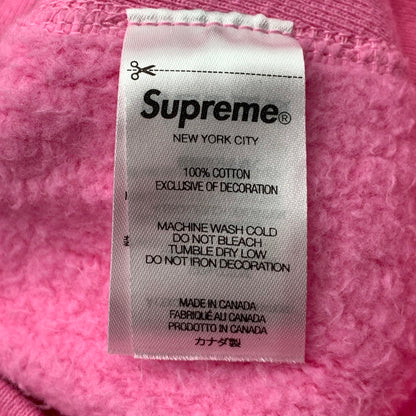 【中古品】【メンズ】 BOX LOGO HOODED SWEATSHIRT ボックスロゴ パーカー フーディー ブランド 古着 149-260505-gm-13-fuz サイズ：M カラー：ピンク 万代Net店