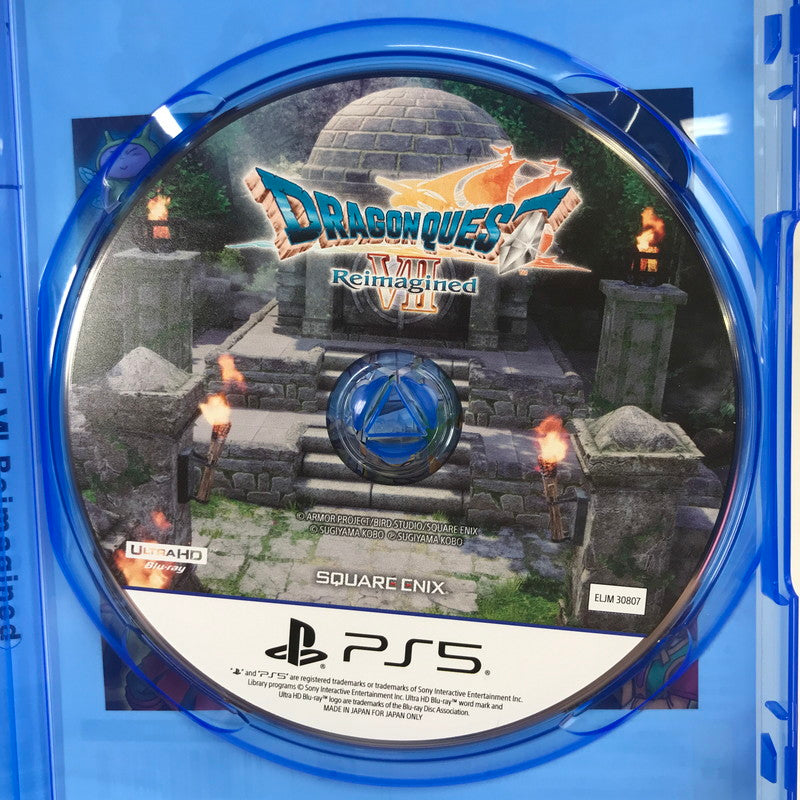 【中古美品】 PlayStation5 PS5 プレーステーション5 プレステ5 ソフト ドラゴンクエストVll Reimagined [CERO区分_B / 12歳以上対象] 026-260513-mh-36-fuz 万代Net店