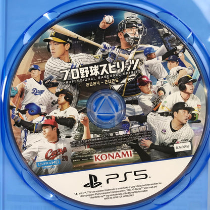 【中古美品】 PlayStation5 PS5 プレーステーション5 プレステ5 ソフト プロ野球スピリッツ2024-2025 [CERO区分_A / 全年齢対象商品] 026-260513-mh-14-fuz 万代Net店
