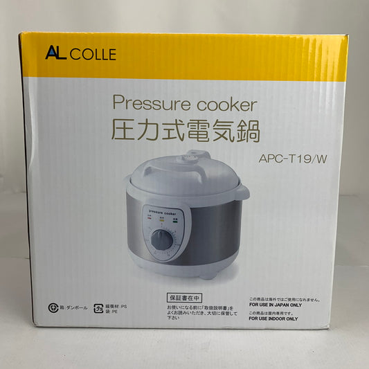 【中古美品】 アルファックス・コイズミ APC-T19 電気圧力鍋 ALCOLLE Pressure coocker キッチン用品 箱傷みあり 098-260529-io-21-fuz 万代Net店